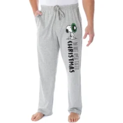 Peanuts Adult Snoopy Christmas Character Loungewear Sleep Pajama Pants Heather Grey -Sleepwear Sales Store GUEST 00089a21 dc6c 44c9 80ce 37e5c6399271