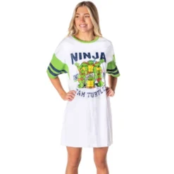 Nickelodeon Teenage Mutant Ninja Turtles Womens' Nightgown Pajama Shirt White 7 Nickelodeon Teenage Mutant Ninja Turtles Womens' Nightgown Pajama Shirt White -Sleepwear Sales Store GUEST 001d769d 37d2 4079 a6ed e020bb070b3f