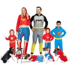 DC Comics Justice League Superhero Matching Family Costume Pajamas Union Suit -Sleepwear Sales Store GUEST 0070acee 9016 412d a052 4d5182cbbd3d