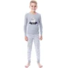 Harry Potter Child Unisex Hedwig Hogwarts Letter Wizarding World Pajama Set Grey