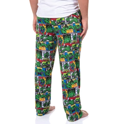 Marvel Mens' Comic Classic Character The Incredible Hulk Sleep Pajama Pants Multicolored 3 Marvel Mens' Comic Classic Character The Incredible Hulk Sleep Pajama Pants Multicolored - Image 3