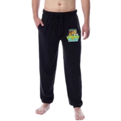 Scooby-Doo Mens' Classic Mystery Machine The Gang Jogger Pajama Pants Black -Sleepwear Sales Store GUEST 02c09ad3 3d45 42e5 b6ae 434af87995f7