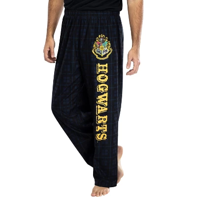Harry Potter Adult Mens' House Crest Plaid Pajama Pants - All 4 Houses Gryffindor Ravenclaw Slytherin Hufflepuff 1 Harry Potter Adult Mens' House Crest Plaid Pajama Pants - All 4 Houses Gryffindor Ravenclaw Slytherin Hufflepuff