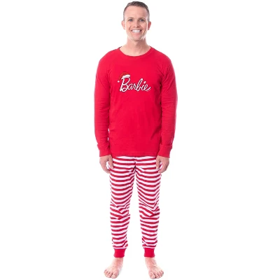 Barbie Family Christmas Logo Santa Unisex Sleep 2 Piece Pajama Set Adult 2 Barbie Family Christmas Logo Santa Unisex Sleep 2 Piece Pajama Set Adult - Image 2