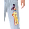 Steven Universe Mens' TV Show Characters Garnet Sleep Pajama Pants Grey
