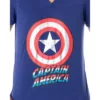 Marvel Comics Women's Captain America Shirt And Jogger Pants Pajama Set