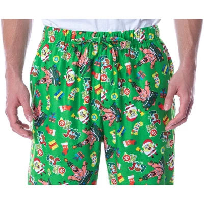 Nickelodeon Mens' SpongeBob SquarePants Oh Joy Loungewear Pajama Pants Green 2 Nickelodeon Mens' SpongeBob SquarePants Oh Joy Loungewear Pajama Pants Green - Image 2