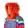 Child's Play Mens' Chucky Good Guys Hooded Union Suit Costume Sleep Pajama Blue