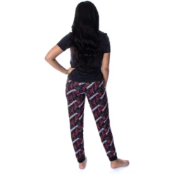 Marvel Women's Deadpool Merc With A Mouth 2 Piece Jogger Pajama Set -Sleepwear Sales Store GUEST 09977226 d98b 47fe 826a f350e7c6e10d