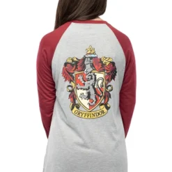 Juniors Harry Potter Hogwarts Houses Pajama Nightgown Raglan Sleep Shirt -Sleepwear Sales Store GUEST 0a371646 10b2 47a1 bf10 2334d0d02235