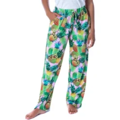 Nickelodeon Womens' SpongeBob SquarePants Pineapples Sleep Pajama Pants Pink -Sleepwear Sales Store GUEST 0b801705 f690 40e8 89d8 eb9256660b35