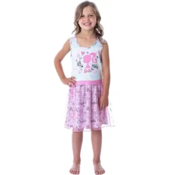 Barbie Girls' Tie-Dye Kids Tank Nightgown Pajama With Tulle Skirt Overlay Multicolor -Sleepwear Sales Store GUEST 0da216fb 017b 46c0 87a5 57273ab01452