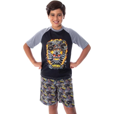 Monster Jam Boys' MAX-D Monster Truck 2 PC Shirt And Shorts Pajama Set 5 Monster Jam Boys' MAX-D Monster Truck 2 PC Shirt And Shorts Pajama Set - Image 5