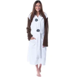 Disney Adult Frozen Snowman Olaf Costume Robe Hooded Bathrobe White -Sleepwear Sales Store GUEST 0e651fef dbcb 45e3 a80f 9e70be0baa90