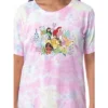 Disney Womens' Princesses Characters Nightgown Sleep Pajama Shirt Multicolored