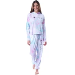 Friends TV Show Logo Tie Dye Womens' Pajama Loungewear Hooded Jogger Set Mulitcolor 7 Friends TV Show Logo Tie Dye Womens' Pajama Loungewear Hooded Jogger Set Mulitcolor -Sleepwear Sales Store GUEST 1053ea67 c795 414d 9c7e 585e5b76bcd9