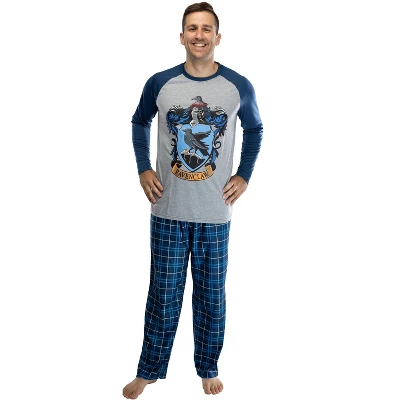 Harry Potter Men's Raglan Shirt And Plaid Pants Pajama Set 6 Harry Potter Men's Raglan Shirt And Plaid Pants Pajama Set - Image 6