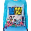 DC Comics Boy's Teen Titans Go! Chill 2-Piece Raglan And Pants Pajamas Set