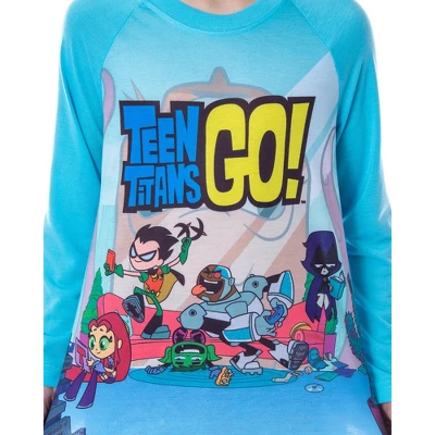 DC Comics Boy's Teen Titans Go! Chill 2-Piece Raglan And Pants Pajamas Set 1 DC Comics Boy's Teen Titans Go! Chill 2-Piece Raglan And Pants Pajamas Set