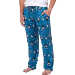Star Trek Mens' TV Show Series Spock Tossed Print Sleep Pajama Pants Blue -Sleepwear Sales Store GUEST 1437ce1e 21fe 4d0e 8146 d9ec7304e896