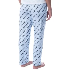 Friends The TV Series Womens' Classic Show Logo Pajama Pants Loungewear Blue