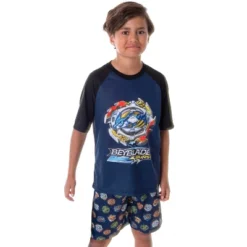 Beyblade Burst Boys' Spinner Tops 2 Piece Shorts And T-Shirt Pajama Set Beyblade - Ace Dragon -Sleepwear Sales Store GUEST 1642e646 e8e6 4abb a091 32dd047b6bfe