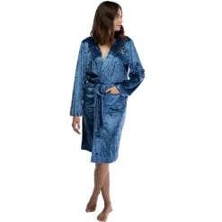 Harry Potter Womens Velvet Robe Hogwarts Houses -Sleepwear Sales Store GUEST 17a8dfdd a616 4bf7 931f e615b6624abc