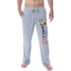 Disney Mens' WALL-E Movie Film Chibi Logo Title Sleep Pajama Pants Grey 5 Disney Mens' WALL-E Movie Film Chibi Logo Title Sleep Pajama Pants Grey -Sleepwear Sales Store GUEST 183c65db 63e9 4a9d a1cf bbab7c026978
