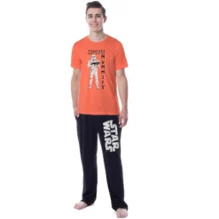 Star Wars Mens' Movie Halloween Mummy Stormtrooper Sleep Pajama Set Orange 5 Star Wars Mens' Movie Halloween Mummy Stormtrooper Sleep Pajama Set Orange -Sleepwear Sales Store GUEST 186d35a9 0594 4041 ba55 3b08cbc35910