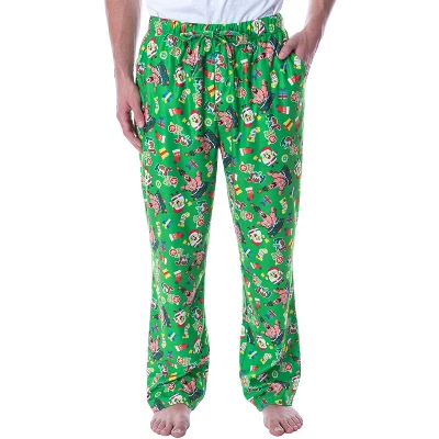Nickelodeon Mens' SpongeBob SquarePants Oh Joy Loungewear Pajama Pants Green 5 Nickelodeon Mens' SpongeBob SquarePants Oh Joy Loungewear Pajama Pants Green - Image 5