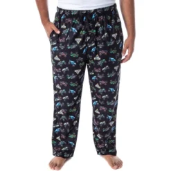 Monster Jam Adult Men's Monster Truck Allover Pattern Sleep Pajama Pants -Sleepwear Sales Store GUEST 1a8d3678 ea75 464a 88de 99392057dc49