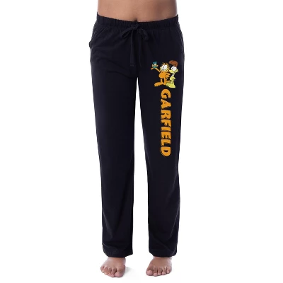 Nickelodeon Womens' Garfield Odie Classic Character Sleep Pajama Pants Black 4 Nickelodeon Womens' Garfield Odie Classic Character Sleep Pajama Pants Black - Image 4