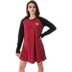 Star Trek Next Generation Women's Juniors Picard Raglan Nightgown Sleep Shirt -Sleepwear Sales Store GUEST 1d41efa2 a3cd 4143 86a1 8dc18f762f6a