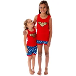 DC Comics Girls Wonder Woman Logo Tank Top And Shorts Pajama Set Wonder Woman Logo -Sleepwear Sales Store GUEST 1d6029be 8721 4b68 8b1d 3c8e9f2cdaf2