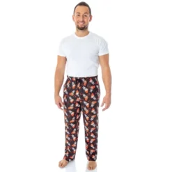 IT The Movie Men's Pennywise Clown Character Allover Pattern Pajama Pants Black -Sleepwear Sales Store GUEST 1ebad9ff dcb6 4d93 9a29 adba63b6ddca