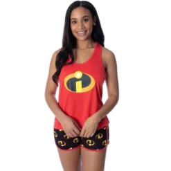 Disney Women's The Incredibles Logo Racerback Tank And Shorts Pajama Set Red 9 Disney Women's The Incredibles Logo Racerback Tank And Shorts Pajama Set Red -Sleepwear Sales Store GUEST 20cca1eb a278 4ad1 80af ef00c5666cca