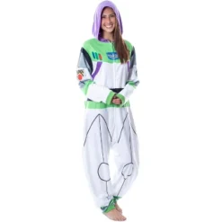Disney Mens' Toy Story Buzz Lightyear Costume Pajama Union Suit White -Sleepwear Sales Store GUEST 2222171d 029f 472c 8a42 762802541557