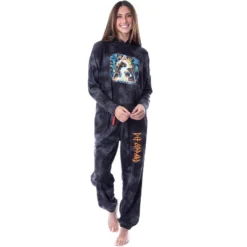Def Leppard Womens' Hysteria Album Cover Lounge Cropped Hooded Jogger Set Black -Sleepwear Sales Store GUEST 241a22a2 4192 4ae8 a0f7 85ed7c5687cd