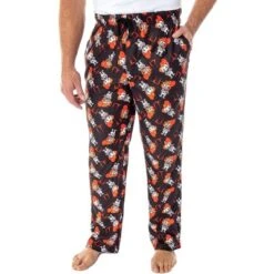 IT The Movie Men's Pennywise Clown Character Allover Pattern Pajama Pants Black -Sleepwear Sales Store GUEST 2487a8d2 575b 4992 91a2 ecbc9c001251