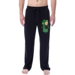 Harry Potter Mens' Hogwarts Chibi Draco Malfoy Sleep Pajama Pants Black -Sleepwear Sales Store GUEST 251f6fdc 1fc1 48c8 b56a eb7bd91ef70e