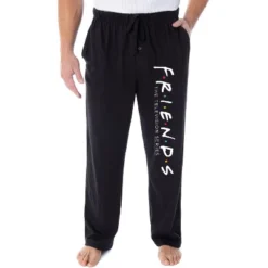 Friends The TV Series Men's Classic Logo Loungewear Sleep Pajama Pants Black -Sleepwear Sales Store GUEST 2619f8ff 5619 4b73 9d70 3a0fd69c371d