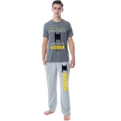 DC Comics Mens' Batman Always Be Funny Character Sleep Pajama Set Multicolored -Sleepwear Sales Store GUEST 271961c4 63cd 40e7 85a5 156f1efc438b