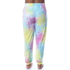 Scooby-Doo Womens' The Gang Tie-Dye Sleep Jogger Pajama Pants Multicolored