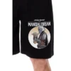 Star Wars Men's The Mandalorian Baby Yoda Grogu Sleep Pajama Shorts Black
