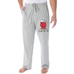Peanuts Adult Snoopy Sleeping In Character Loungewear Sleep Pajama Pants Heather Grey -Sleepwear Sales Store GUEST 2a5f4de0 a7a7 4cd4 be22 9a811a3fe0b0