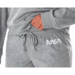 NASA Worm Logo Women's Juniors' Space Shuttle Patches Jogger Pajama Set NASA Worm Logo -Sleepwear Sales Store GUEST 2bedf32f 568b 4e4e a473 f6ddba97debd