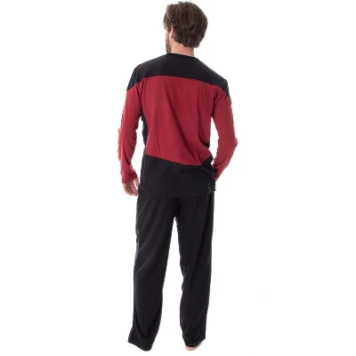 Star Trek Next Generation Men's Picard Uniform Costume Sleepwear Pajama Set 2 Star Trek Next Generation Men's Picard Uniform Costume Sleepwear Pajama Set - Image 2