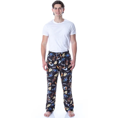 Nickelodeon Men's Avatar The Last Airbender Cartoon Character Pajama Pants Black 1 Nickelodeon Men's Avatar The Last Airbender Cartoon Character Pajama Pants Black