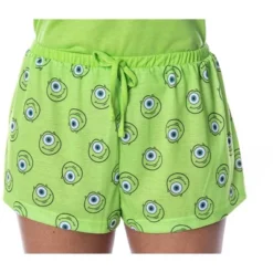 Disney Women's Monsters Inc. Mike Wazowski Shirt And Shorts Pajama Set Lime Green -Sleepwear Sales Store GUEST 2cdcac40 9345 46be 9ce9 b5aab4da1ab8