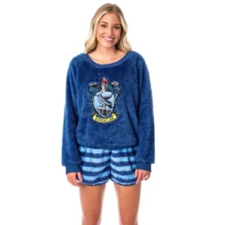 Harry Potter Womens' Sweater And Shorts Sleep Pajama Set-All Houses -Sleepwear Sales Store GUEST 2d71d6bd aa85 4b32 a46a 349b6158ed71